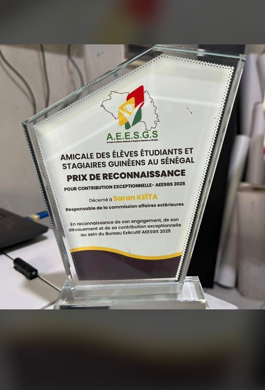 Trophée personnalisé
