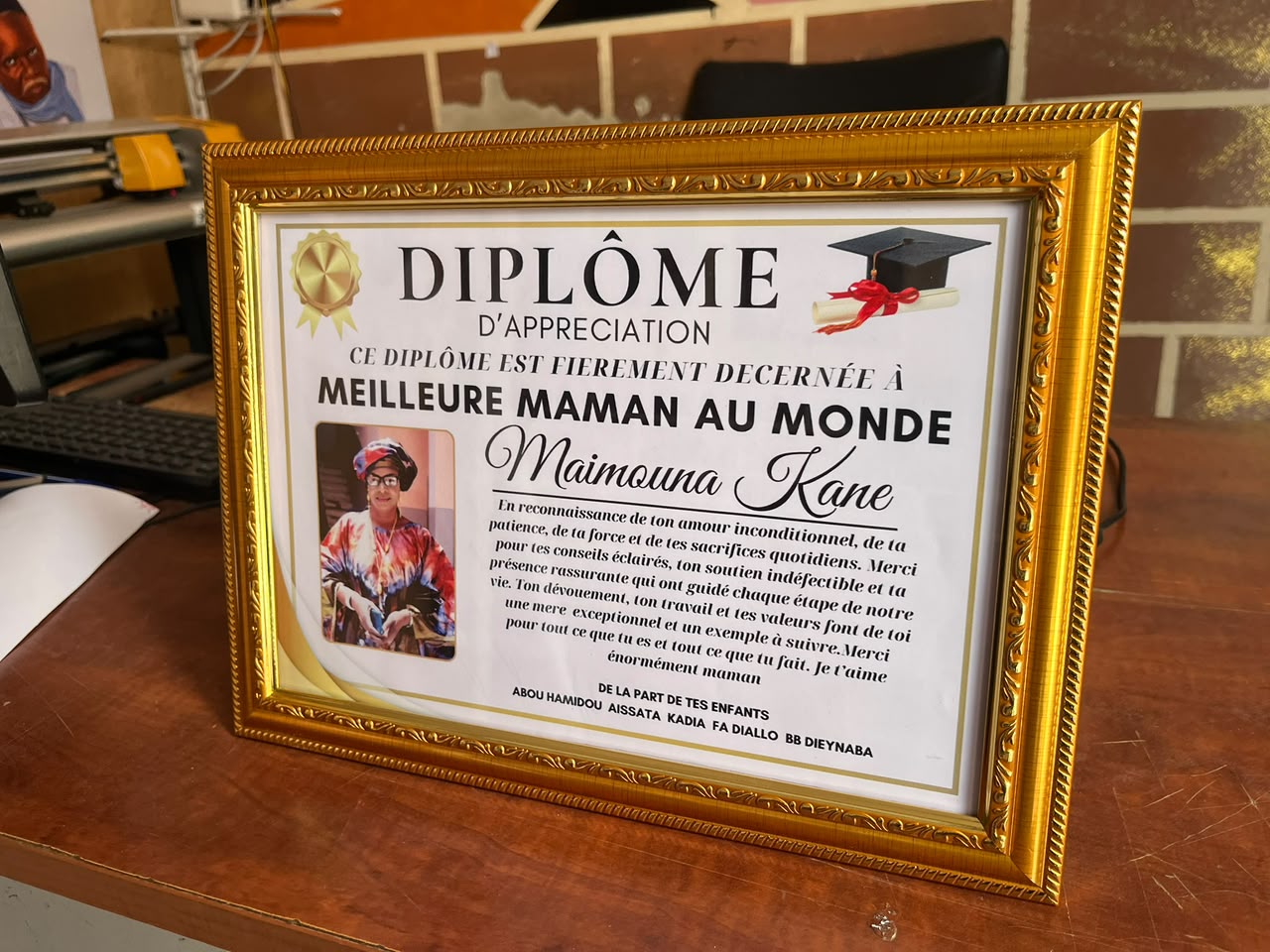 Diplôme de reconnaissance